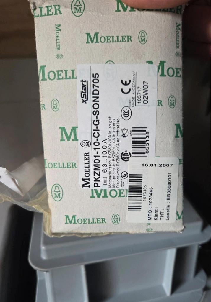 Moeller PKZM01-10-CI-G-SOND705 Motorbeveiligingsschakelaar, Ophalen