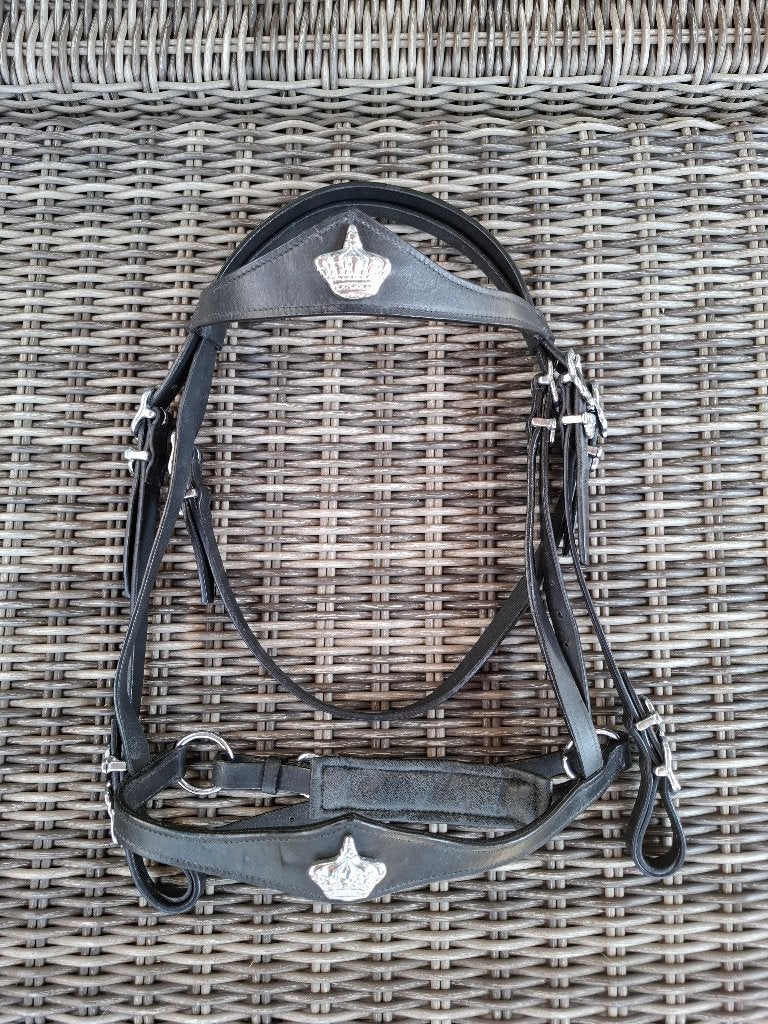 Prachtig Barok Portugees Hoofdstel., Hoofdstel, Nieuw, Ophalen of Verzenden, Zwart