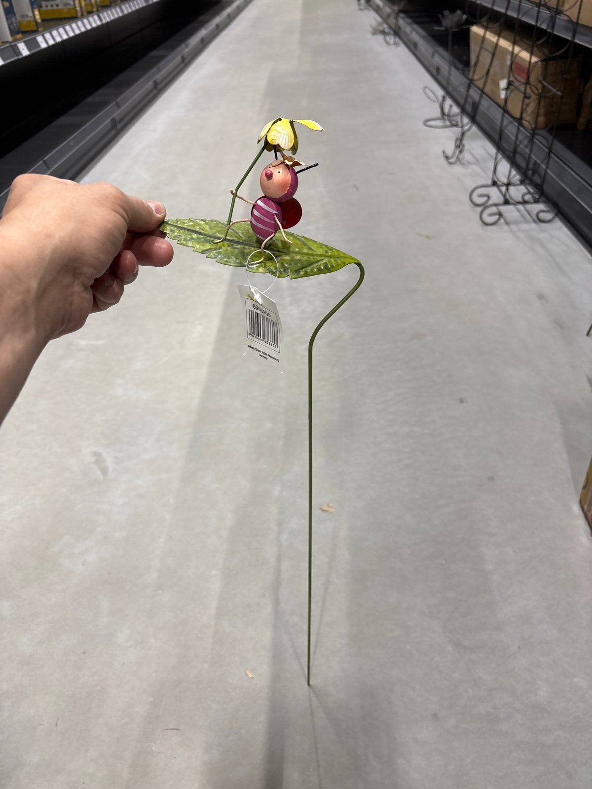 Leuke Tuinsteker Lieveheersbeestje op Blad met Bloem, Ophalen, Nieuw