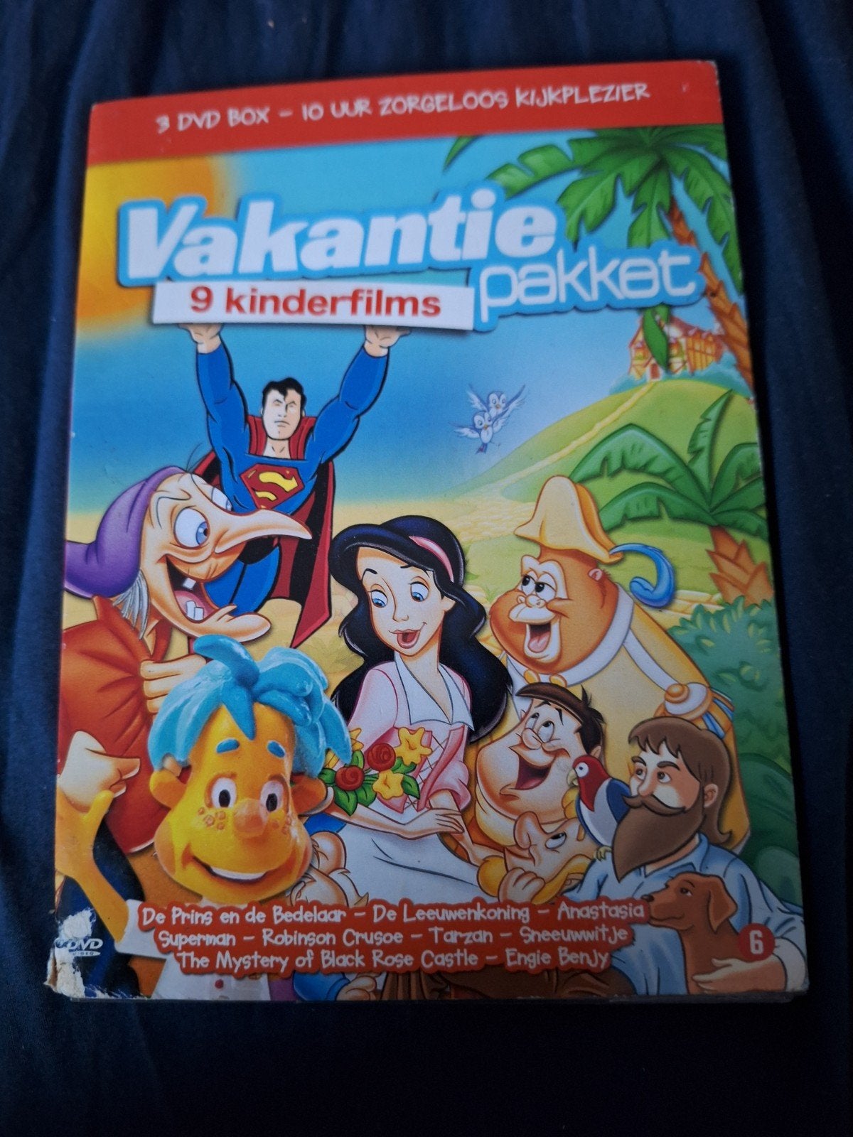 Vakantie Pakket: 9 Kinderfilms (3 DVD Box), Cd's en Dvd's, Dvd's | Kinderen en Jeugd, Gebruikt, Animatie, Verzamelbox, Alle leeftijden