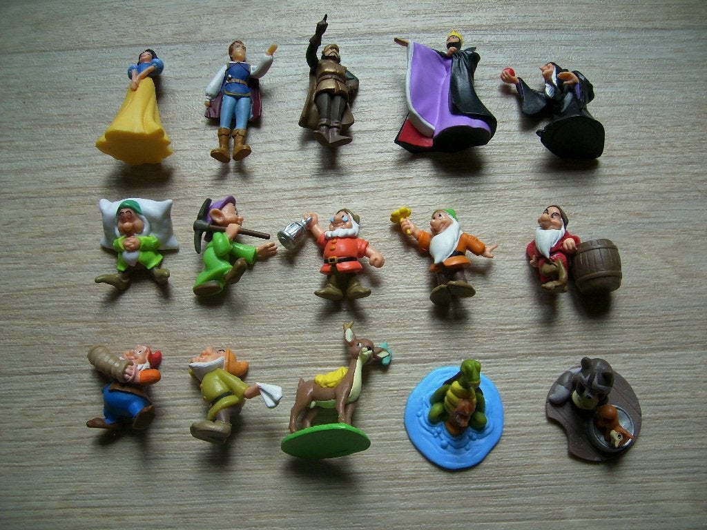 AH Sneeuwwitje figuurtjes (0,40 per stuk) LEZEN, Verzamelen, Poppetjes en Figuurtjes, Ophalen of Verzenden, Nieuw