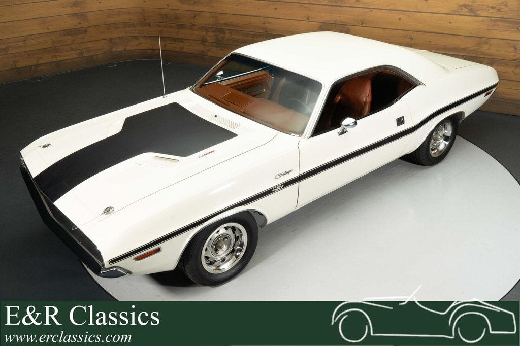 Dodge Challenger R/T 440 Magnum Coupe | 1970, Automaat, Achterwielaandrijving, 4 stoelen, Wit