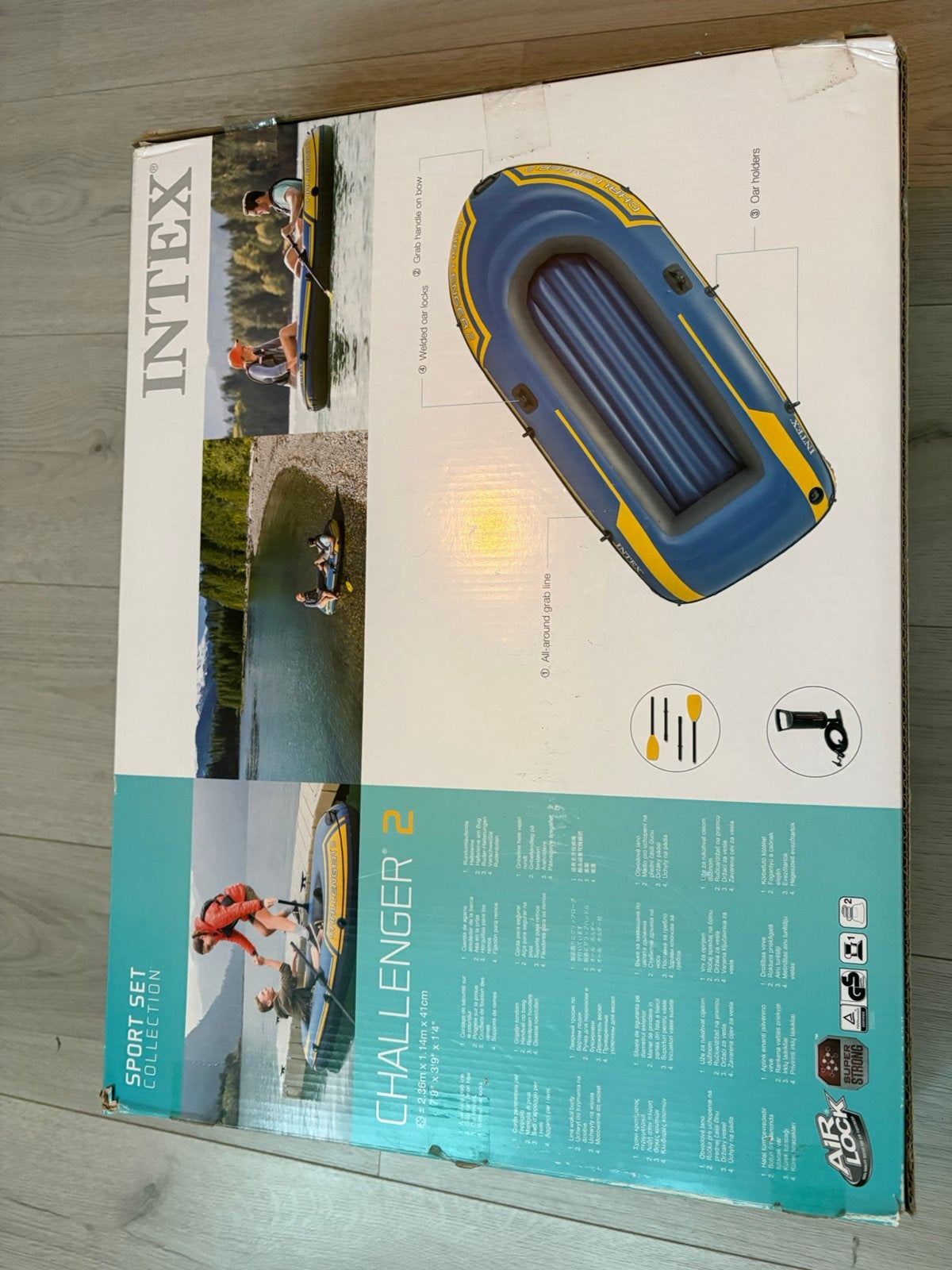 Intex Challenger 2 persoons boot, Ophalen, Zo goed als nieuw