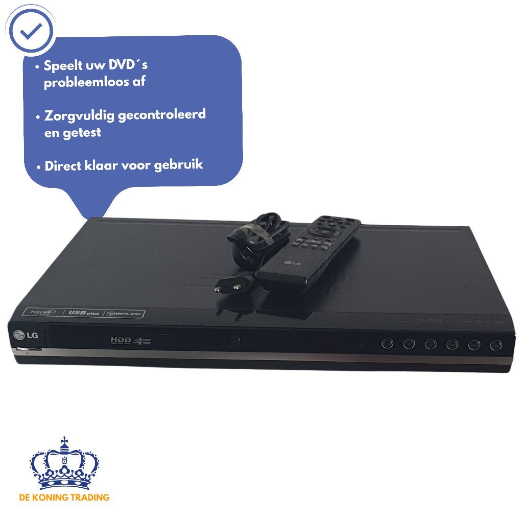 LG RH387H | DVD Recorder | 160GB HDD | HDMI | DVD Speler, Audio, Tv en Foto, Met harddisk, Zo goed als nieuw, LG, LG