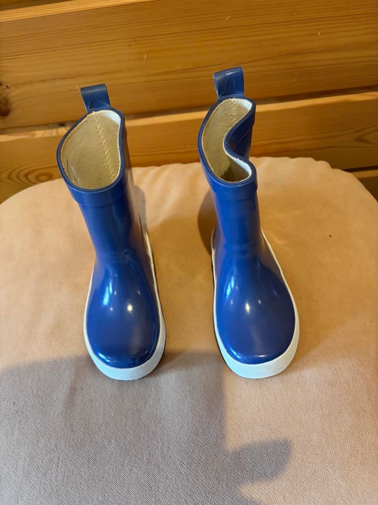 Laarzen hema blauw 22, Jongen of Meisje, Ophalen of Verzenden, Laarzen, Zo goed als nieuw