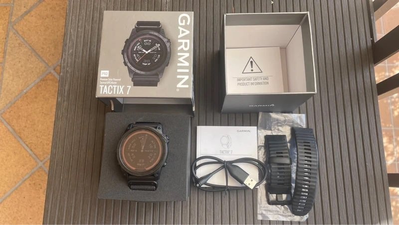 Garmin Tactix 7 Pro Solar 51mm, Verzenden, Zwart, Zo goed als nieuw, Garmin (compatibel)