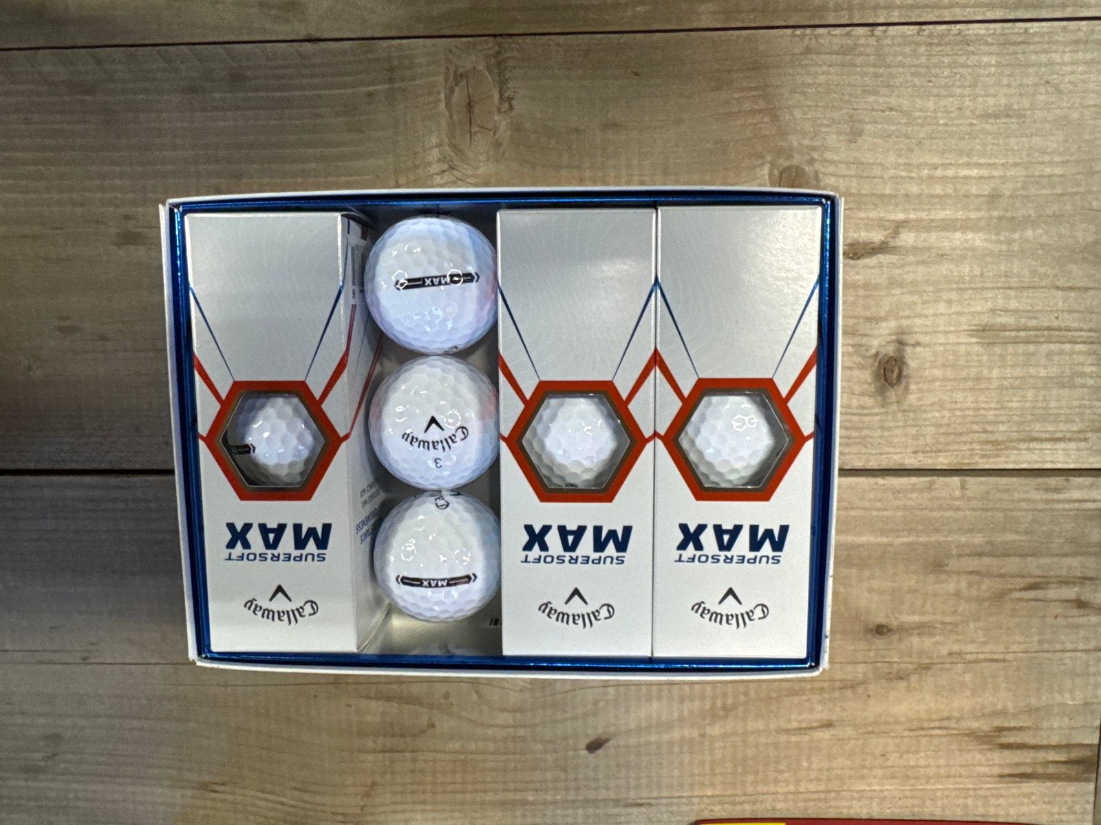 3 Dozijn Nieuwe Callaway Supersoft Max Golfballen, Ophalen of Verzenden, Nieuw, Bal(len), Callaway