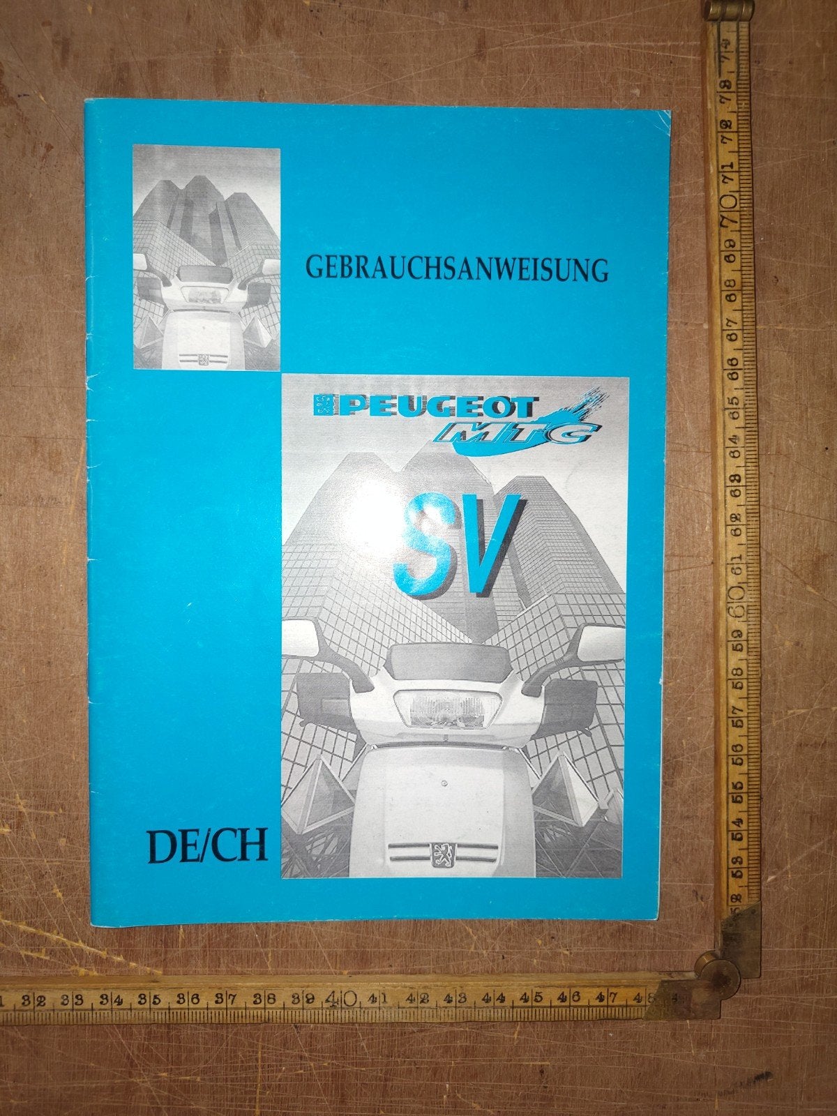 Handleiding Peugeot MTC scooter SV, Fietsen en Brommers, Ophalen of Verzenden, Gebruikt