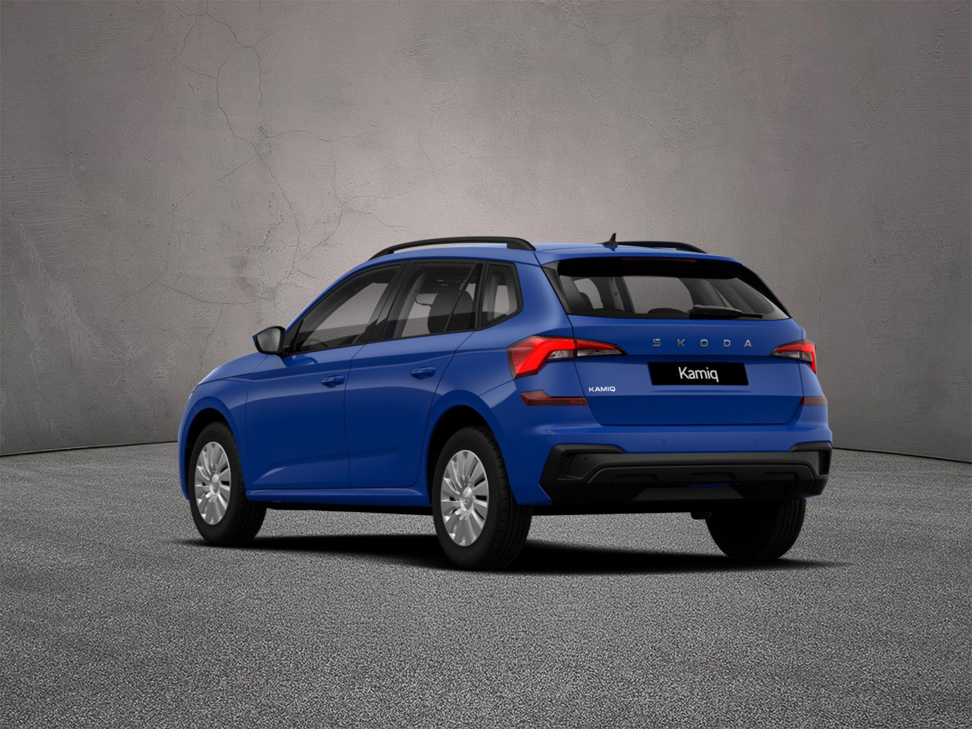 Skoda Kamiq 1.0 TSI Essence €399,- private lease, Auto's, Voorwielaandrijving, Stof, Euro 6, Blauw