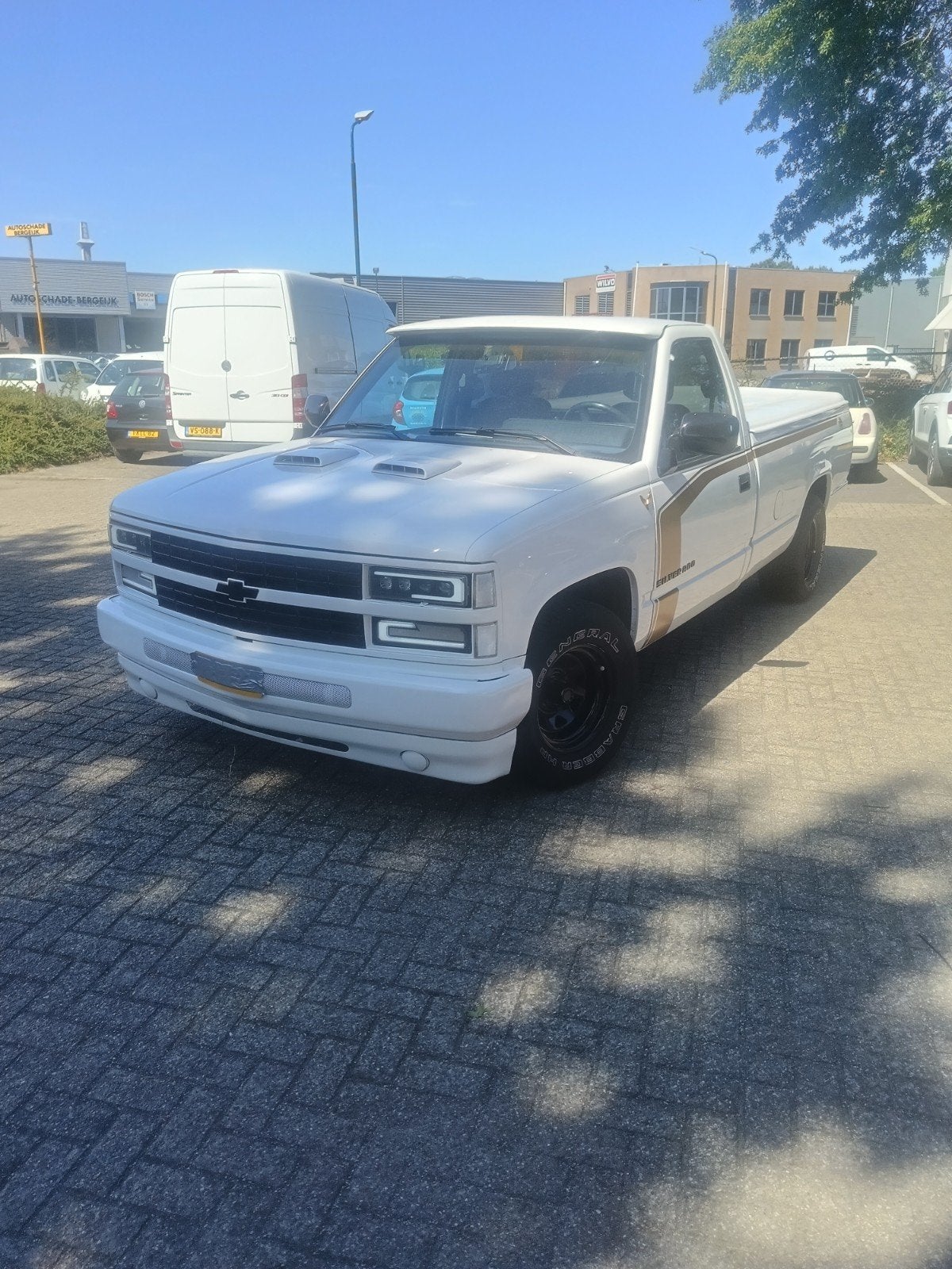 Chevrolet Pick-up C1500 1988 Wit, Auto's, Automaat, 8 cilinders, Chevrolet, Wit