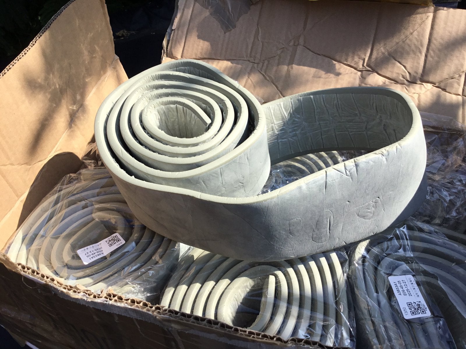 Flexibel ,plak plint/rand 18 rollen +/- 190 cm, Ophalen, Nieuw, Mdf, 200 tot 250 cm