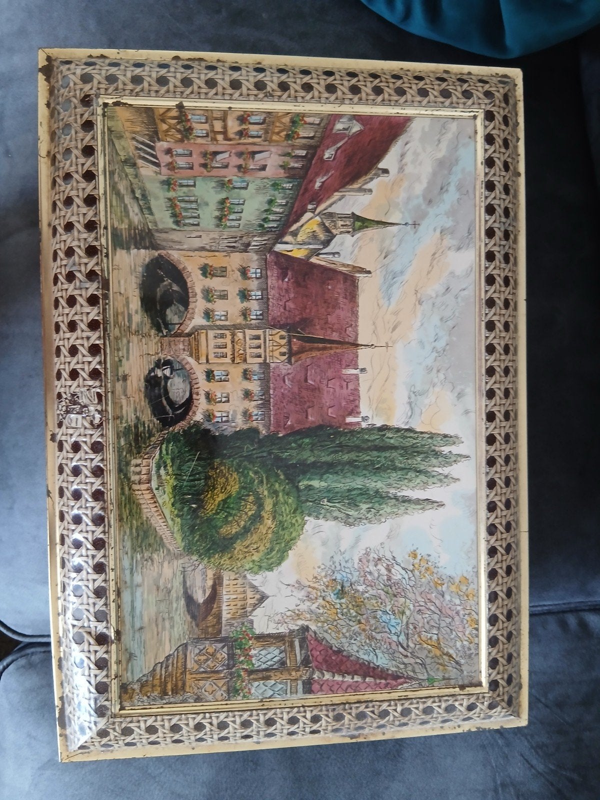 Vintage Schuhmann Nürnberg Lebkuchen blik, Verzamelen, Blikken, Ophalen of Verzenden