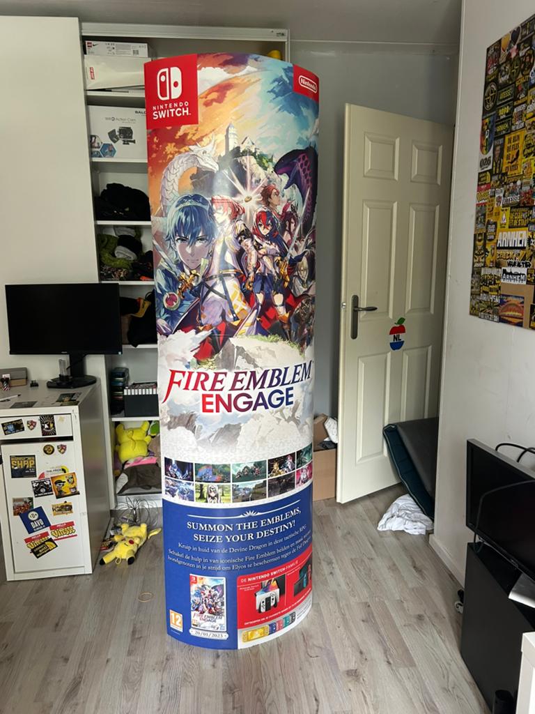Nintendo reclame paal, Ophalen, Reclamebord