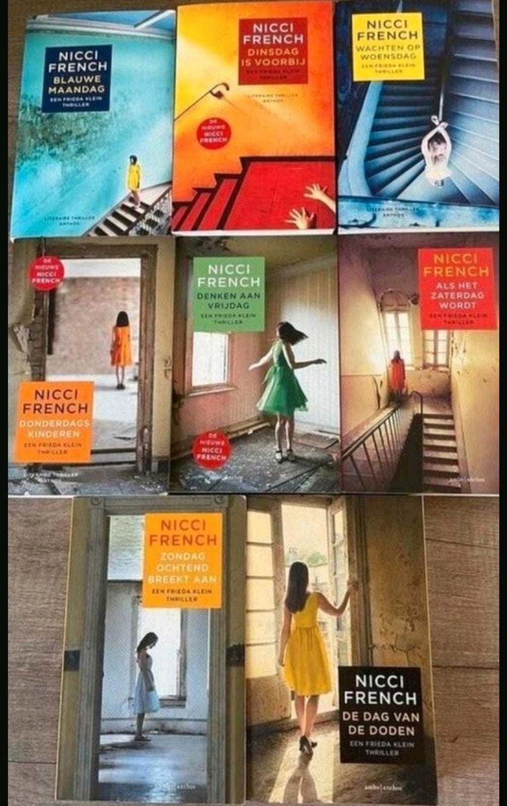 Nicci French: Frieda Klein serie - 8 thrillers, Ophalen, Gelezen, Nicci French, Nederland