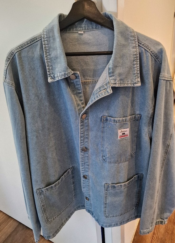 DENIM ZOMER COLBERT, Ophalen of Verzenden, Nieuw, Overige maten, Blauw