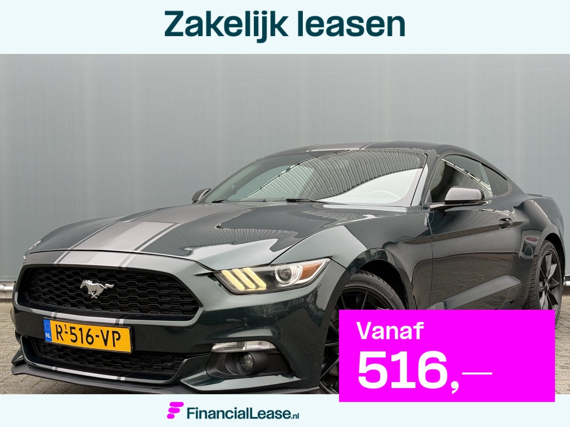 Ford Mustang Fastback BWJ 10-2018 | 310 PK AUTOMAAT RTR RECA, Automaat, Achterwielaandrijving, Gebruikt, 4 cilinders