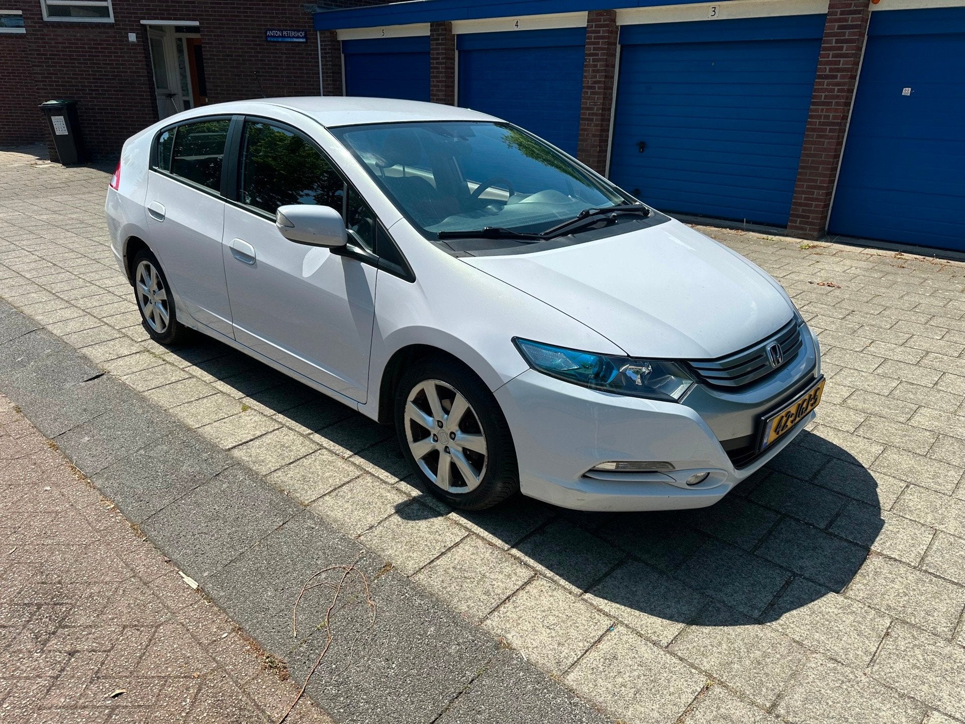 Honda Insight 1.3 IMA Elegance+ NW APK Snow White, Auto's, Gebruikt, 4 cilinders, Wit, Bedrijf