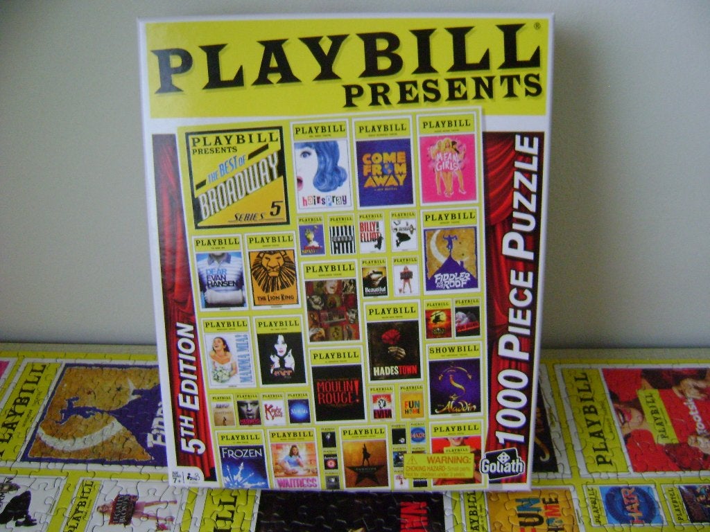 legpuzzel 1000 stukjes broadway, Ophalen, 500 t/m 1500 stukjes, Zo goed als nieuw, Legpuzzel