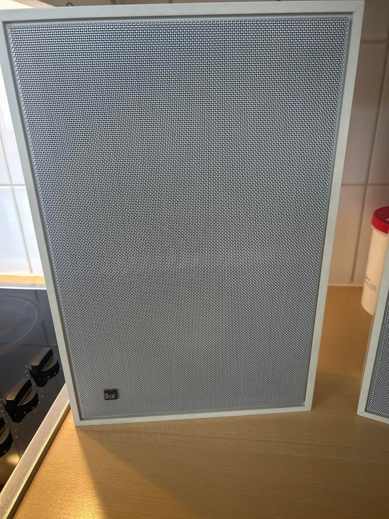 Dual CL 122 Vintage Speakers - Wit (Set van 2), Audio, Tv en Foto, Luidsprekers, Gebruikt, Front, Rear of Stereo speakers, Minder dan 60 watt