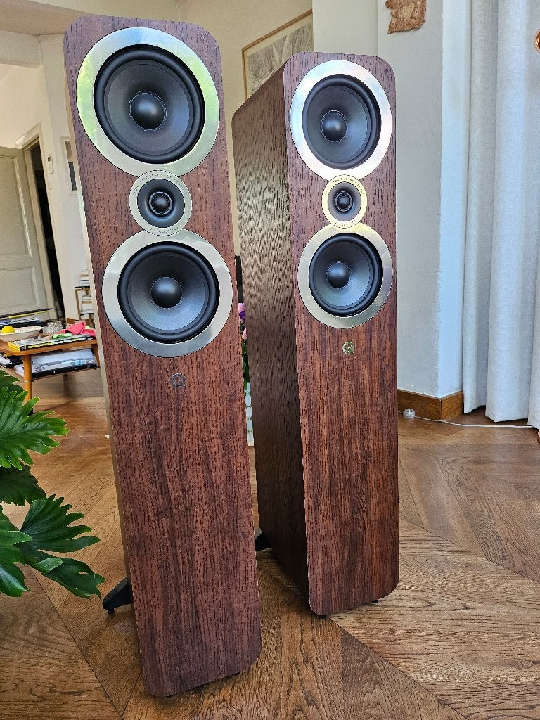 Q-audio 3050i speakers, Audio, Tv en Foto, Luidsprekers, Vloerstaande luidspreker, Zo goed als nieuw, Basreflex, Ophalen