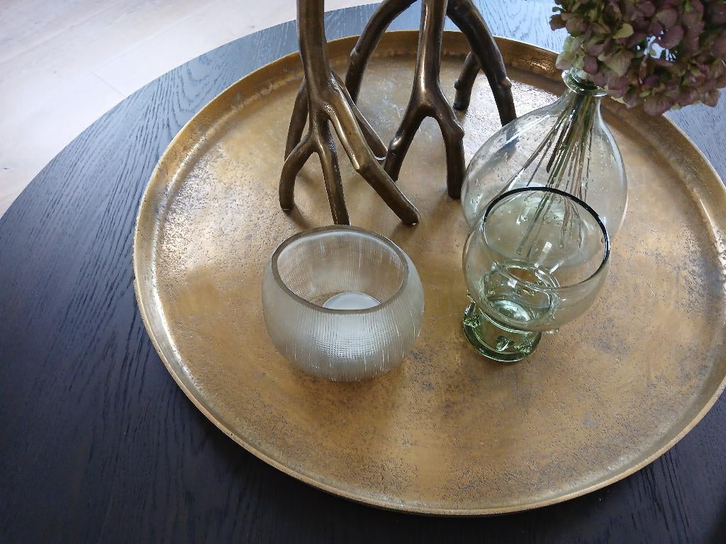 Bombyxx Ronde Tray, Ophalen, Zo goed als nieuw, Rond, Metaal