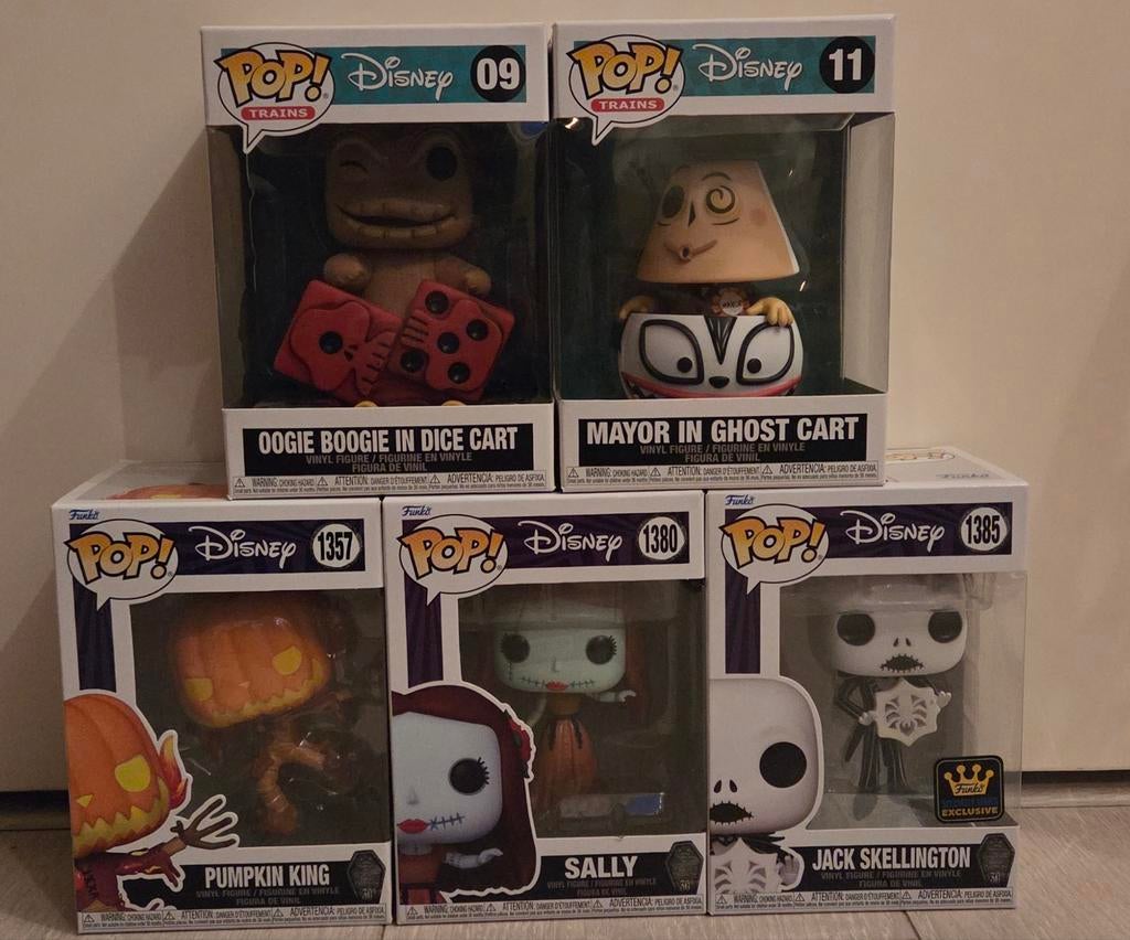 Diverse Funko Pop! The Nightmare Before Christmas - 5 stuks, Ophalen of Verzenden