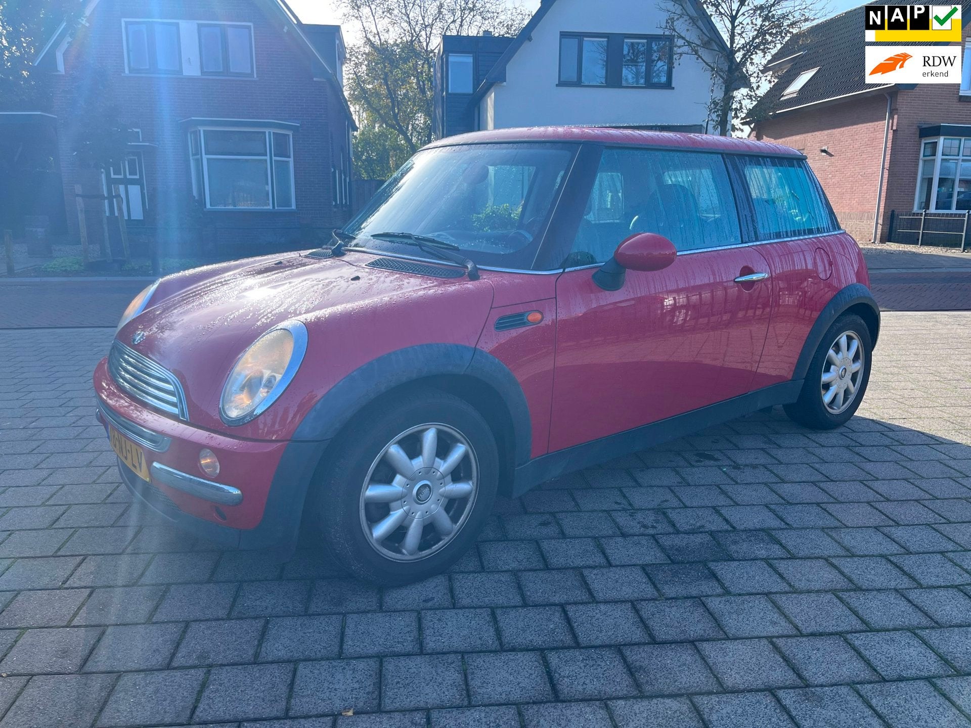 Mini 3-Deurs 1.6 Cooper Pepper Airco 116 PK NL Auto Leder Pa, Voorwielaandrijving, Dealer onderhouden, 15 km/l, Gebruikt