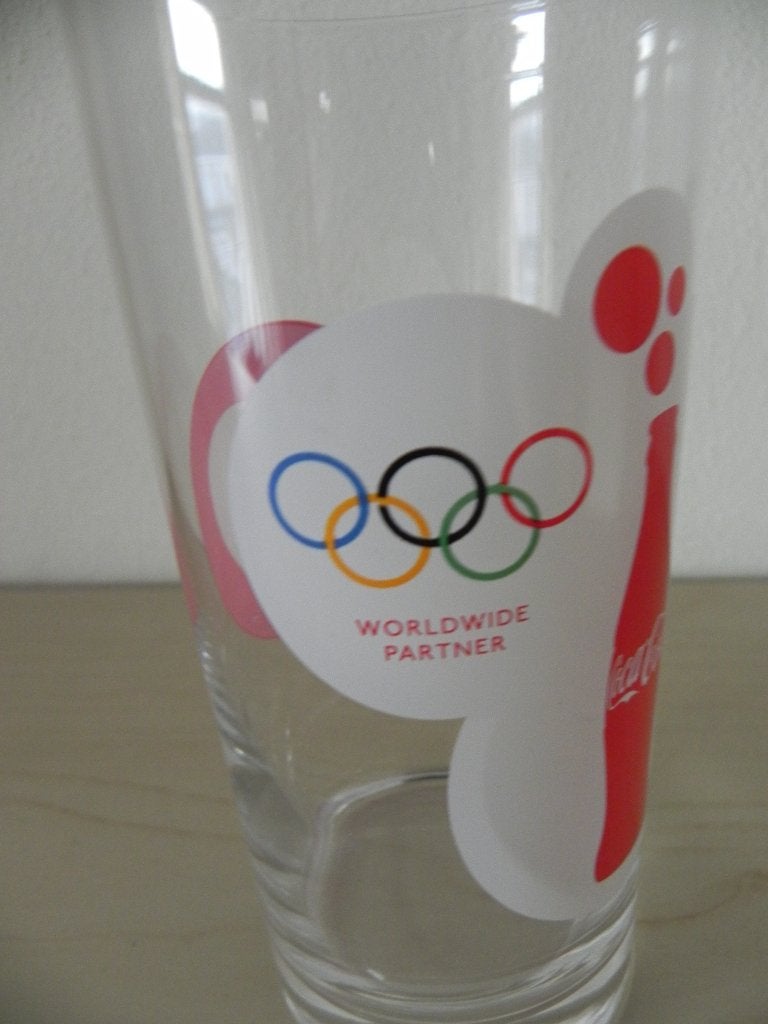 Coca Cola glas Olympische Spelen Londen 2012, Ophalen, Zo goed als nieuw, Gebruiksvoorwerp