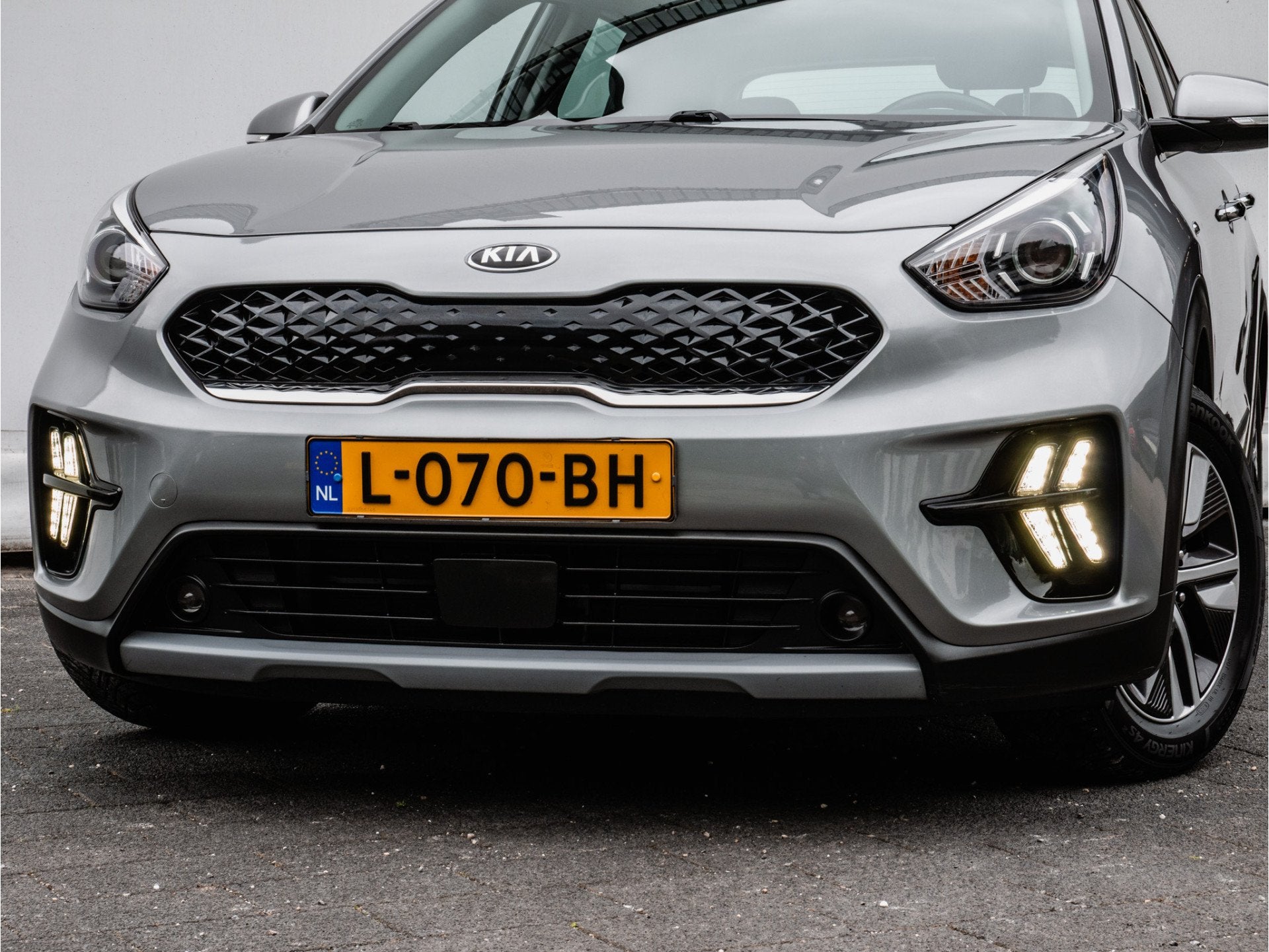 Kia Niro 1.6 GDi Hybrid Aut. DynamicLine Trekhaak/ Camera/ D, Auto's, Kia, Gebruikt, Leder en Stof, Origineel Nederlands, 1390 kg