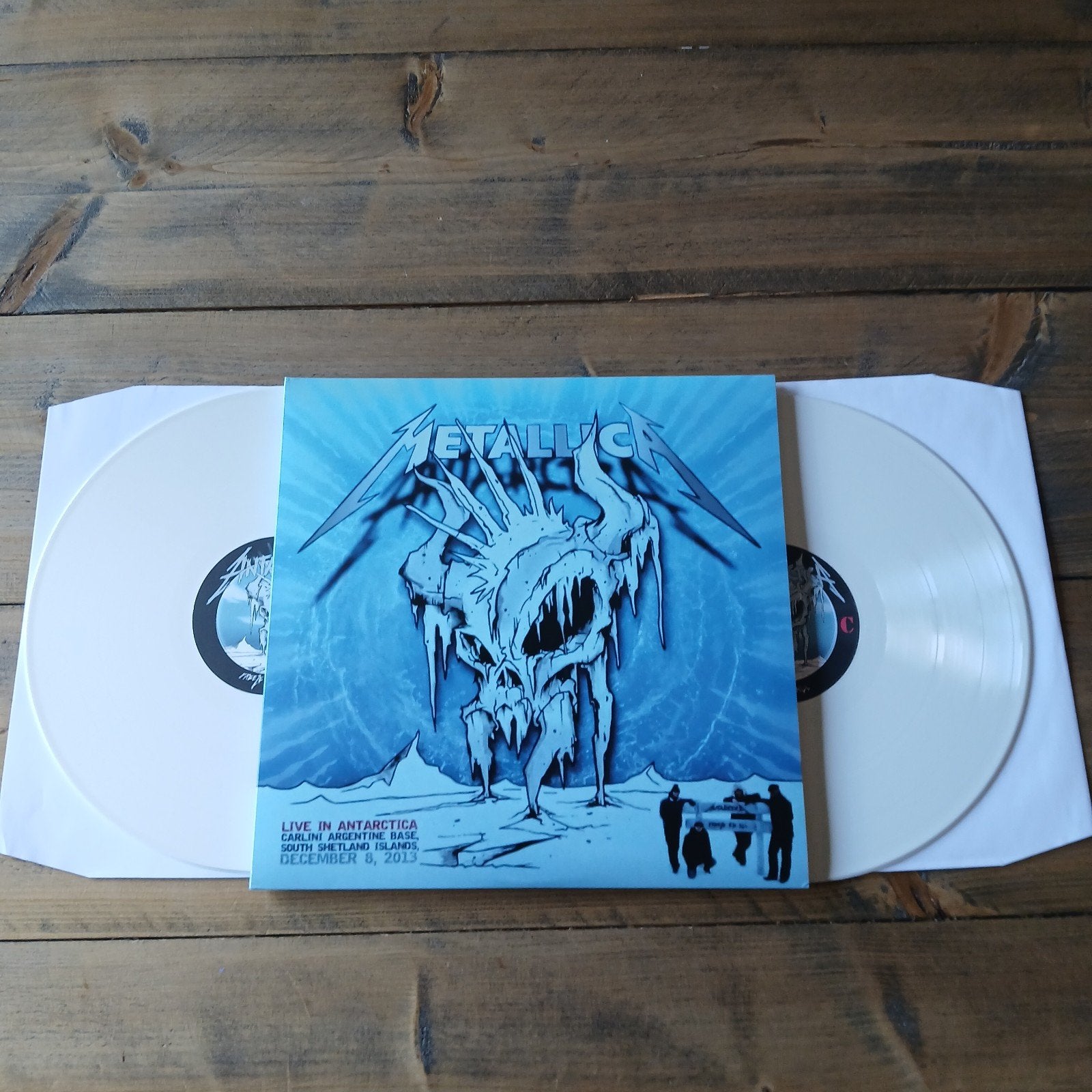 🔴 Metallica ☆ Freeze 'em all (Live Antarctica) • lmtd white, Cd's en Dvd's, Vinyl | Hardrock en Metal, Ophalen of Verzenden, Zo goed als nieuw