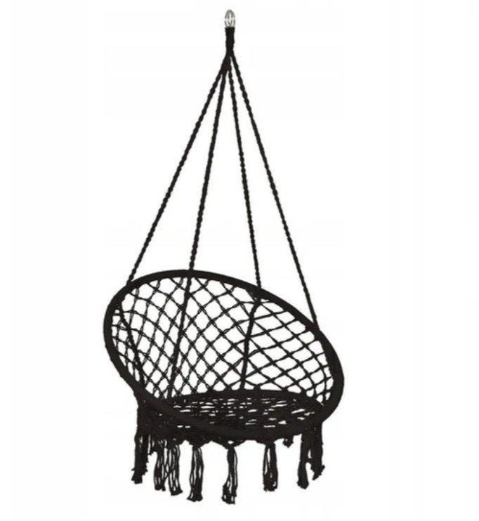 macrame hangstoel zwart, Ophalen