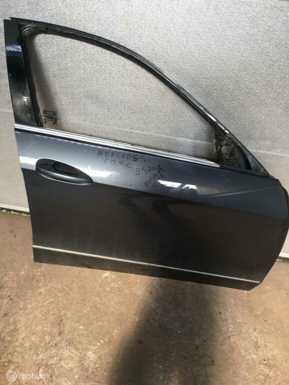 Deur rechtsvoor grijs Mercedes E-klasse W212 ('09-'16), Auto-onderdelen, Gebruikt, Deur, Mercedes-Benz, Ophalen of Verzenden