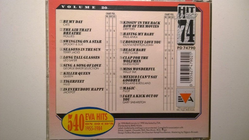 Hit History '74, Ophalen of Verzenden, Zo goed als nieuw, Pop, Album