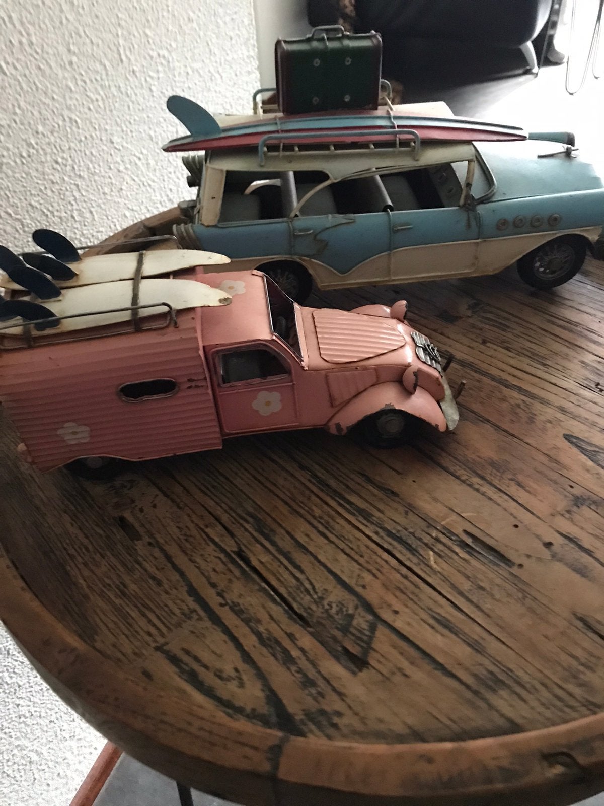 Twee metalen auto’s surf beach te koop, Ophalen of Verzenden, Zo goed als nieuw, Auto