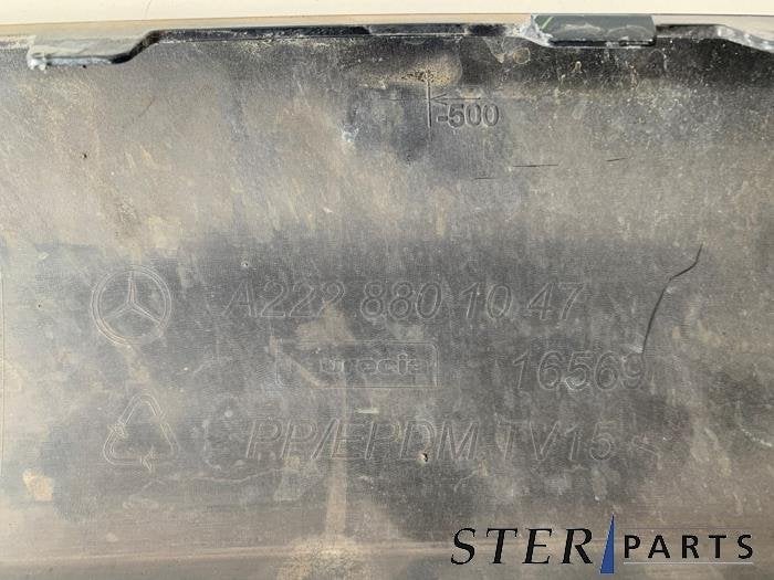 Diffuser achterbumper van een Mercedes S-Klasse, Gebruikt, -, Ophalen of Verzenden, -