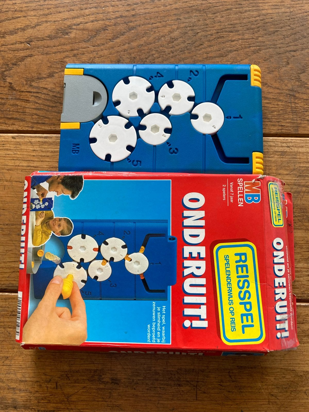 MB Spellen Onderuit! Reisspel - Compleet en Goede Staat, Ophalen of Verzenden, Zo goed als nieuw, Jongen of Meisje