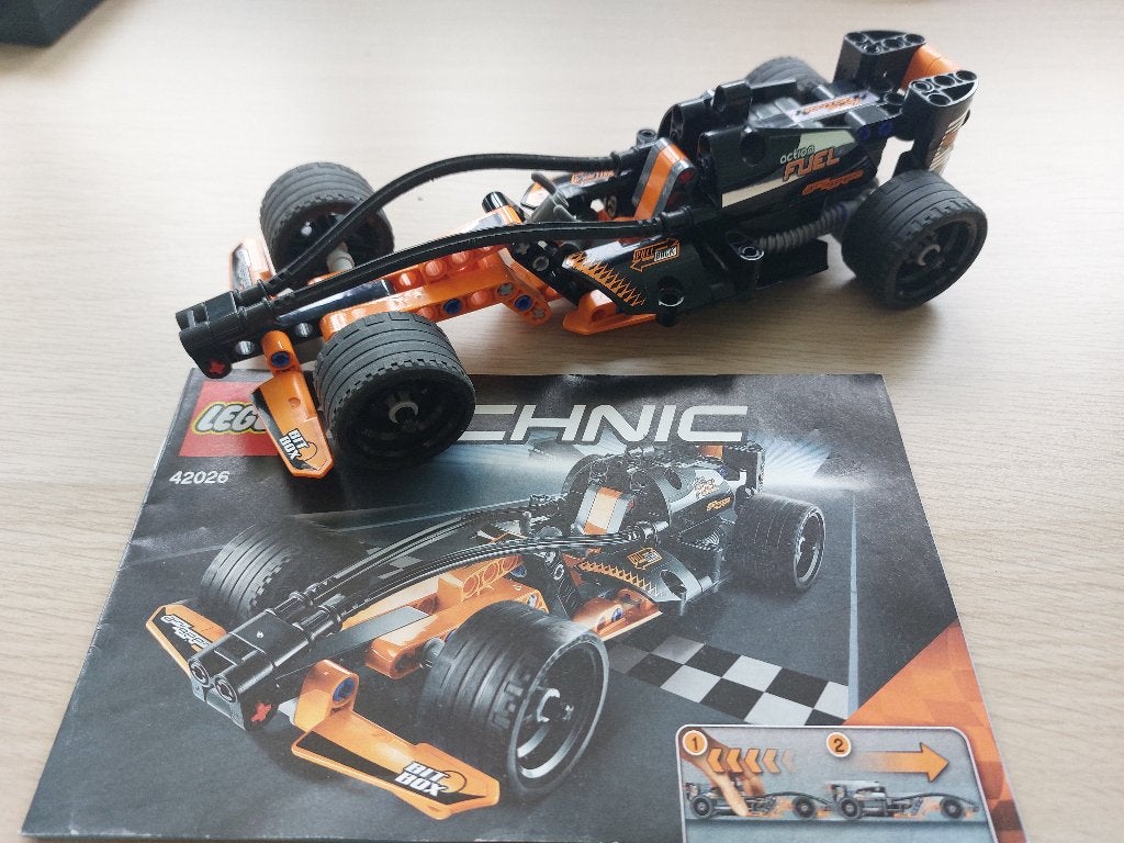 LEGO Technic 42026 Black Champion Racer, Kinderen en Baby's, Speelgoed | Duplo en Lego, Gebruikt, Lego, Compleet, Ophalen of Verzenden