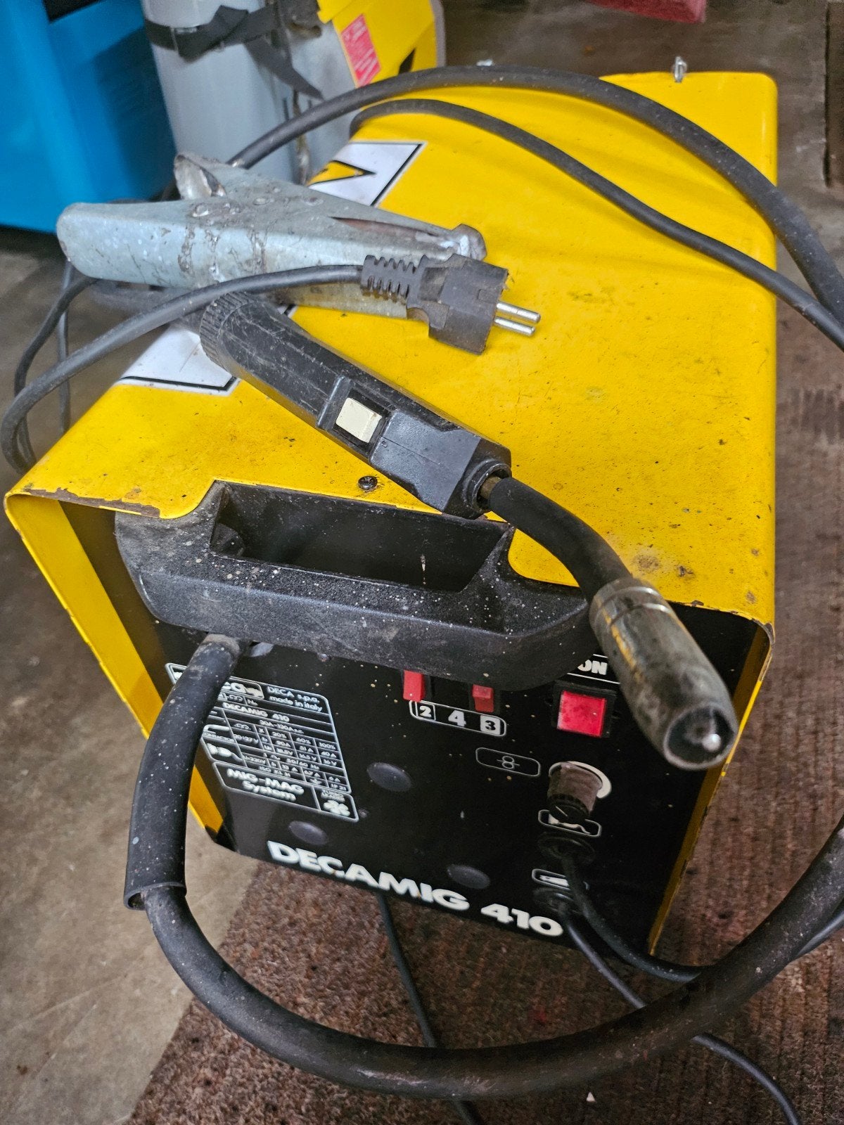 Decamig lasapparaat MIG, Ophalen of Verzenden, Gebruikt, Minder dan 150 ampère, Co2
