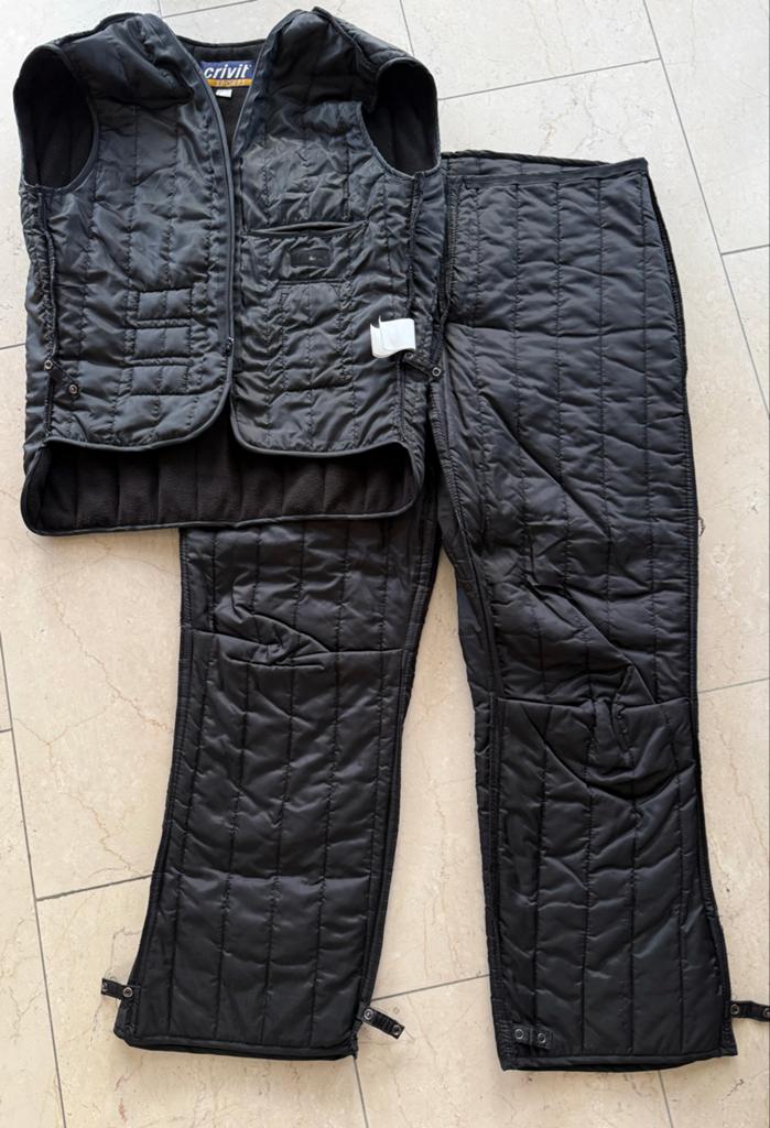 Crivit Sports gewatteerde broek en vest set - Maat M, Ophalen of Verzenden, Nieuw zonder kaartje, Dames, Combipak