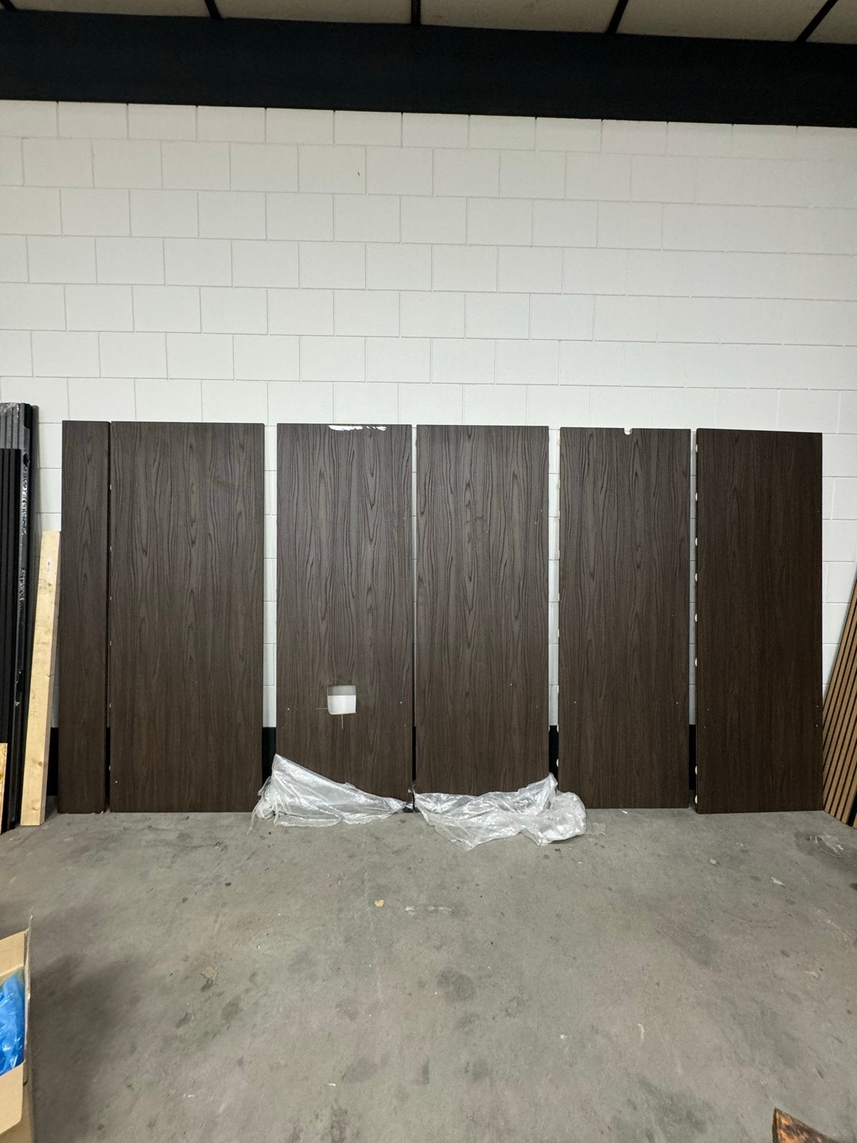 Walnoten / eiken Houten Panelen, Meubelplaat, Meubelpaneel, Ophalen, Gebruikt, 200 cm of meer, 50 tot 100 cm