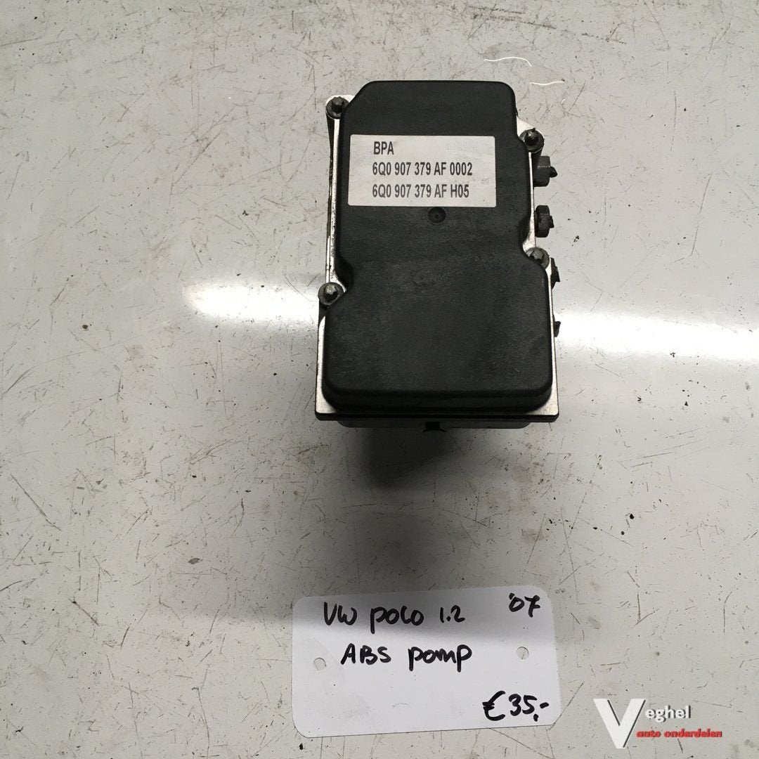 Vw Polo 1.4 Benzine  2003    ABS Pomp   6Q0 907 379 AF 002, Gebruikt, -, -, Ophalen of Verzenden