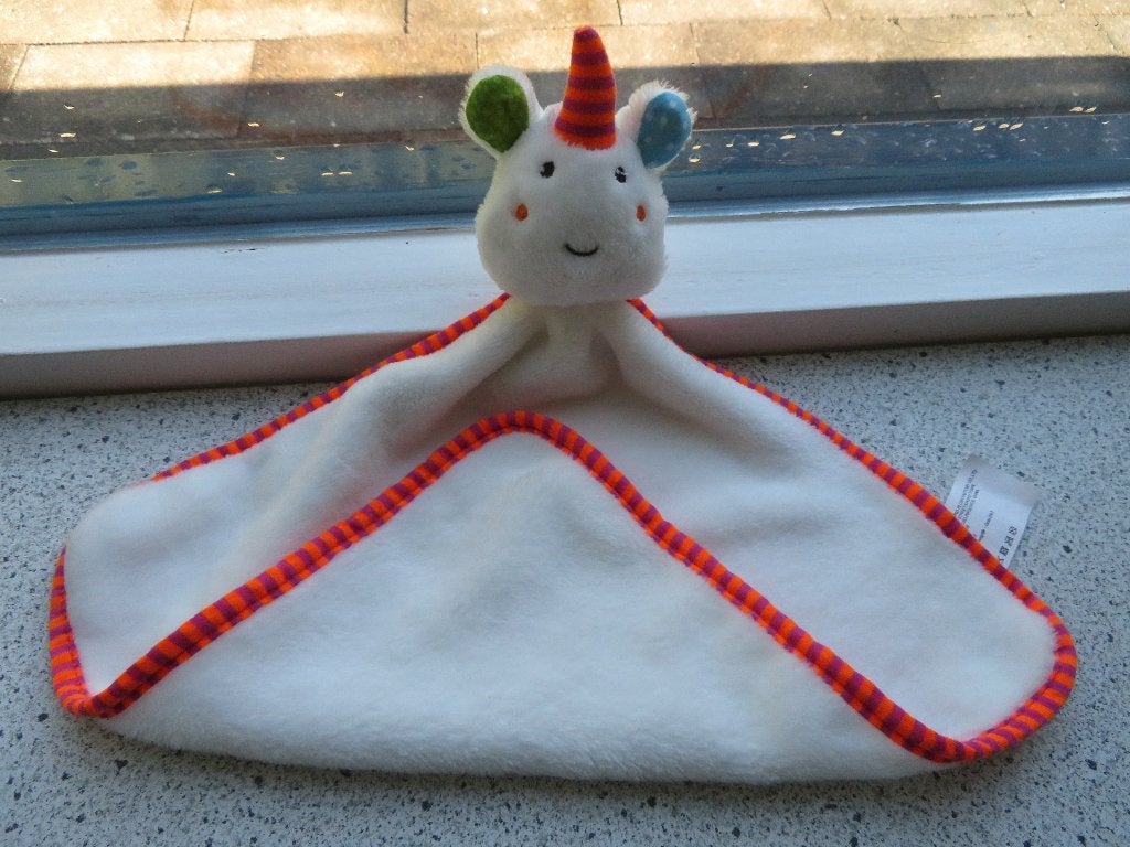 Knuffeldoek eenhoorn merk ZD Trading Action nieuwstaat, Eenhoorn, Ophalen of Verzenden, Zo goed als nieuw, Middelgroot (20 tot 80 cm)