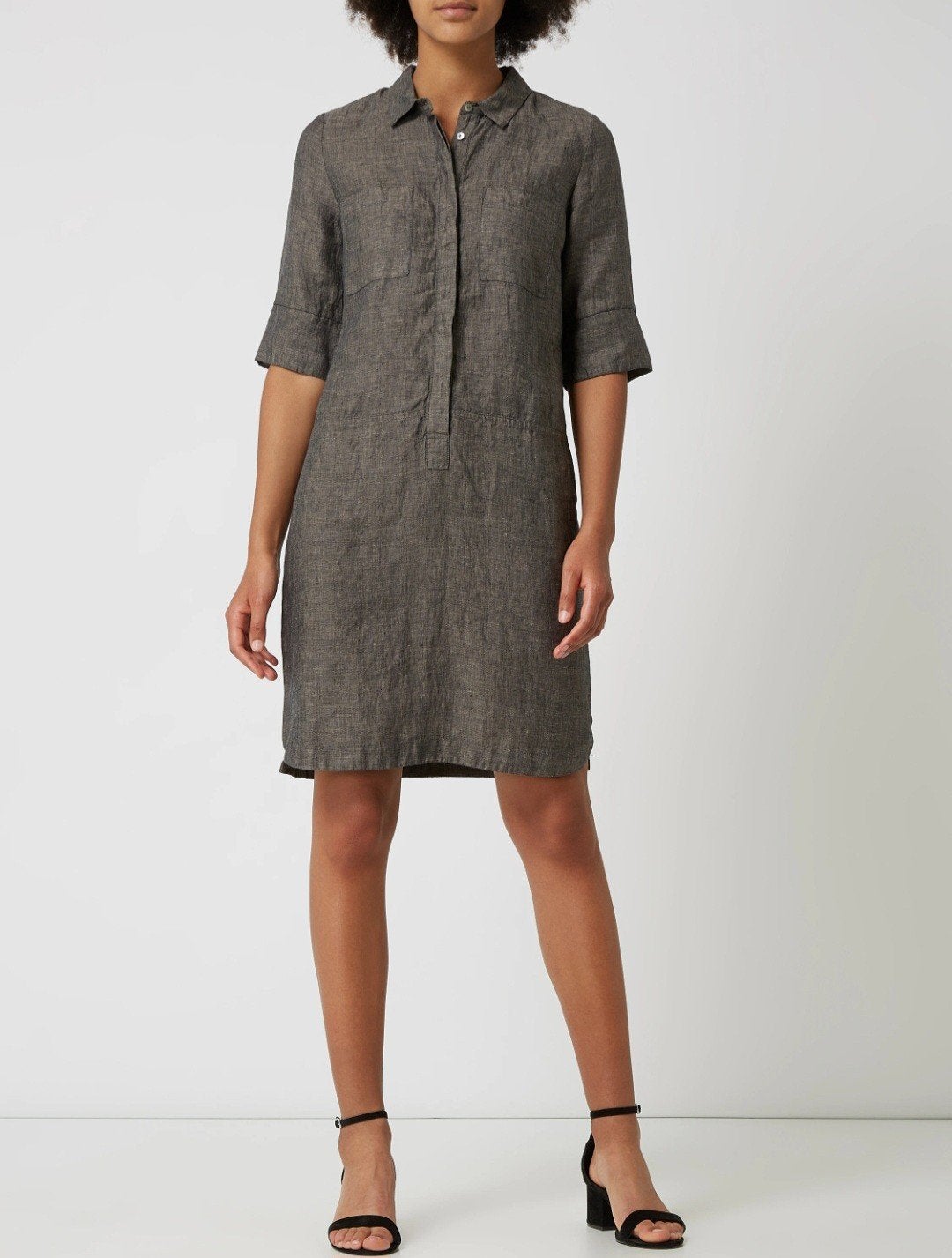 Tuniek Opus, Kleding | Dames, Jurken, Ophalen, Maat 42/44 (L), Zo goed als nieuw, Grijs