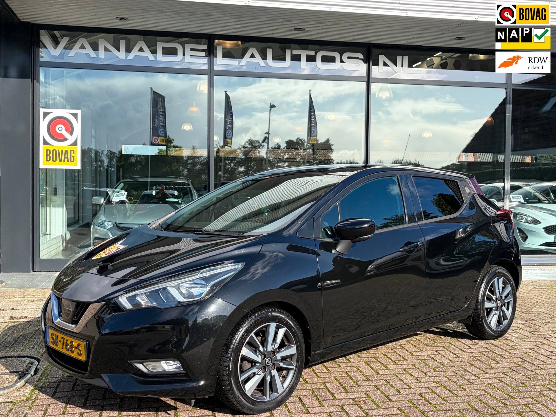 Nissan Micra 0.9 IG-T N-Connecta Navi Clima Cruise Camera NL, Auto's, Voorwielaandrijving, Stof, 525 kg, Origineel Nederlands