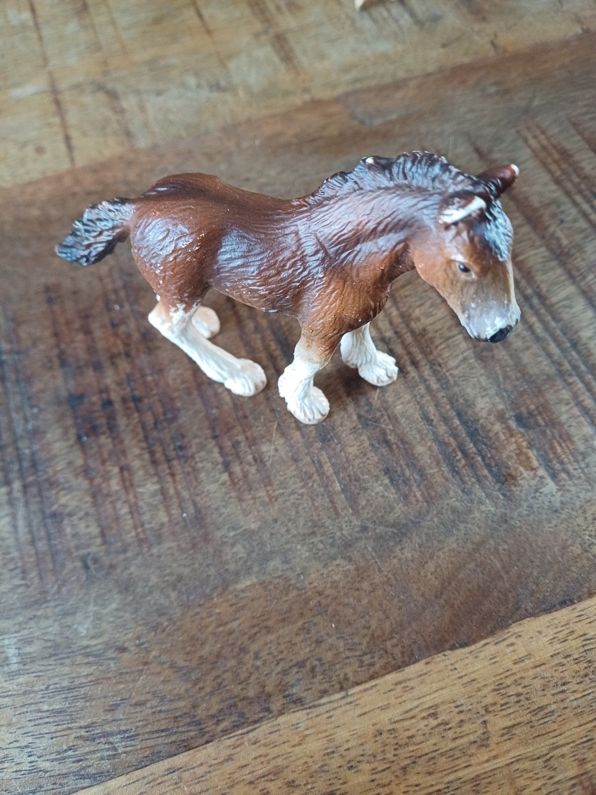 Schleich veulen  2002, Ophalen, Gebruikt, Paard, Beeldje of Figuurtje