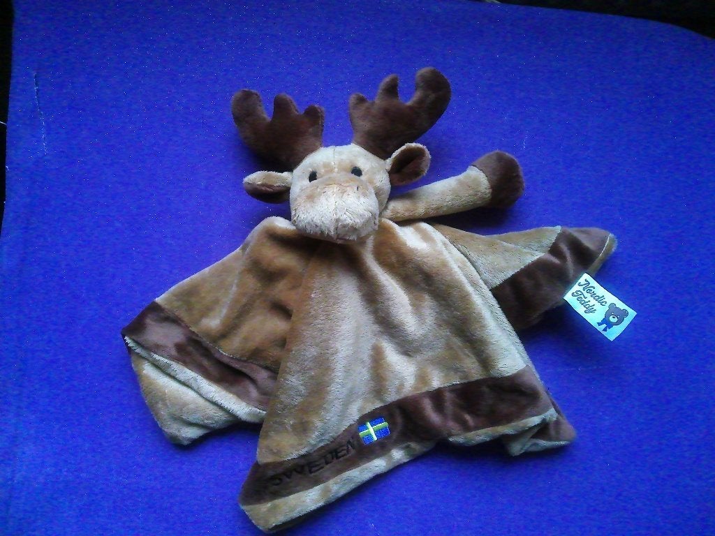 NORDIC TEDDY Knuffeldoekje ELAND **Nieuw**, Overige merken, Overige typen, Nieuw, Ophalen of Verzenden