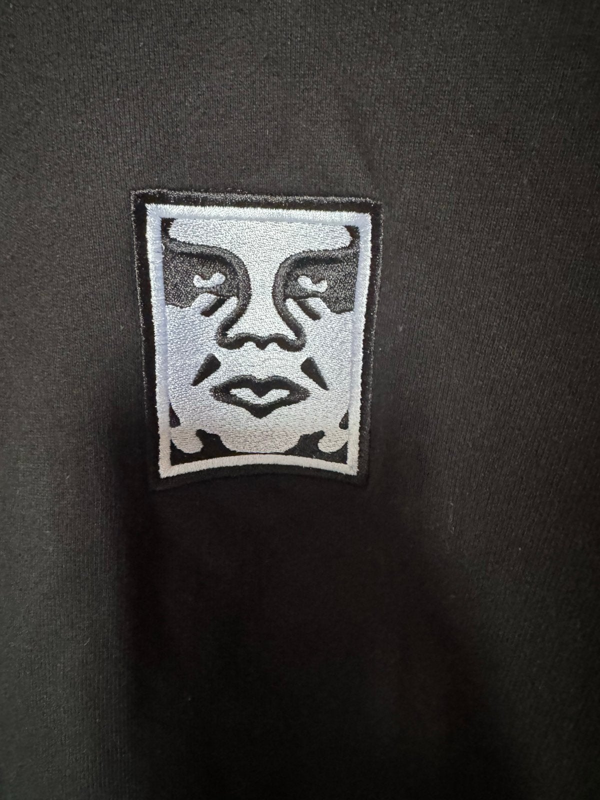 Obey Trui Zwart Maat L, Ophalen of Verzenden, Gedragen, Maat 52/54 (L), Zwart