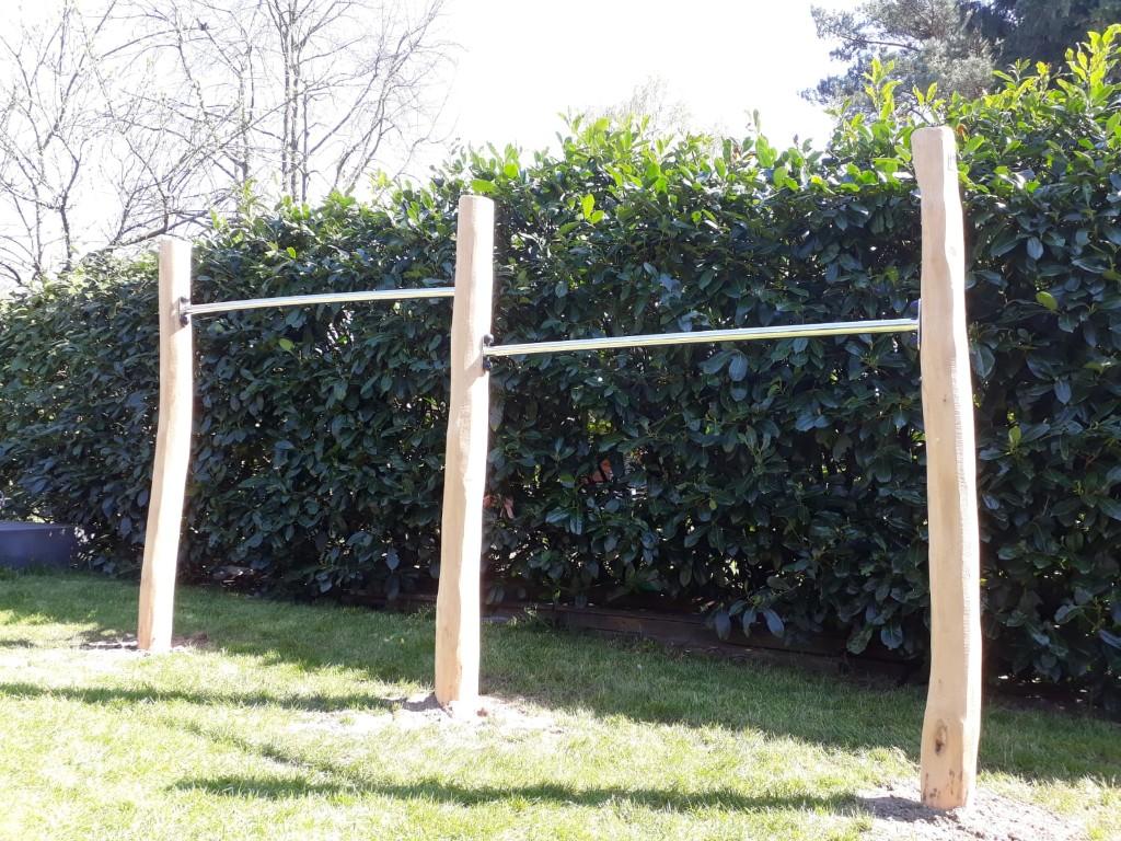 ROBINIA DUIKELREK DUBBEL kukelrek rekstok trapeze, Ophalen, Nieuw