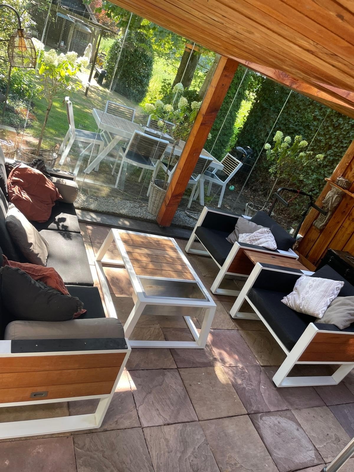 Loungeset HiGold, Ophalen, Gebruikt, 6 zitplaatsen, Aluminium