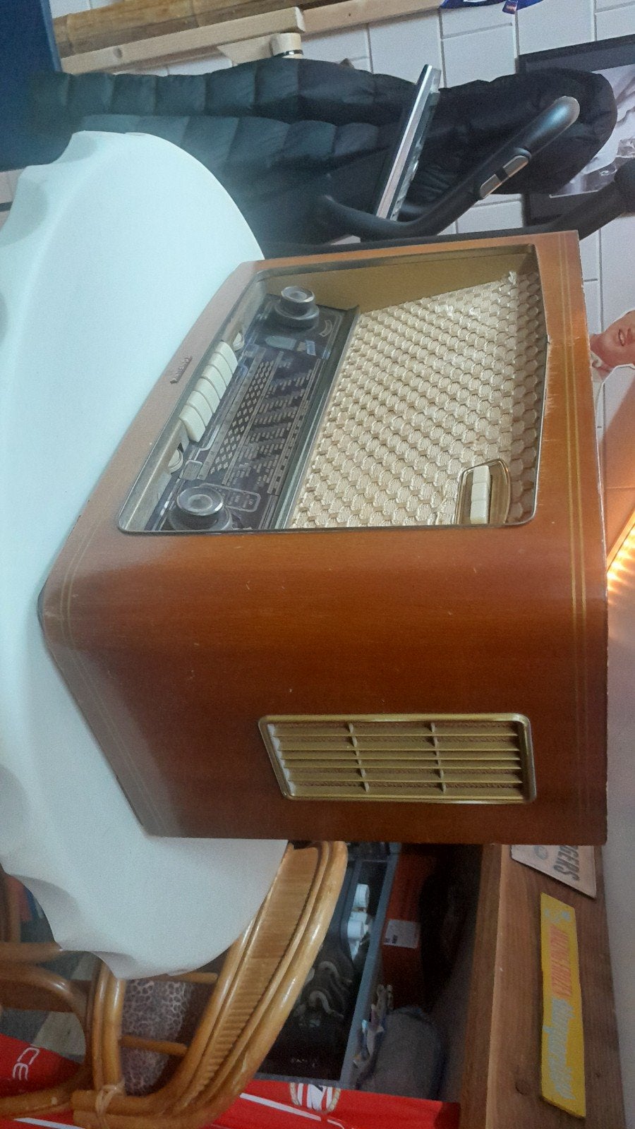 Vintage Tonfunk Radio - Klassieke Buizenradio, Audio, Tv en Foto, Ophalen, Gebruikt, Radio